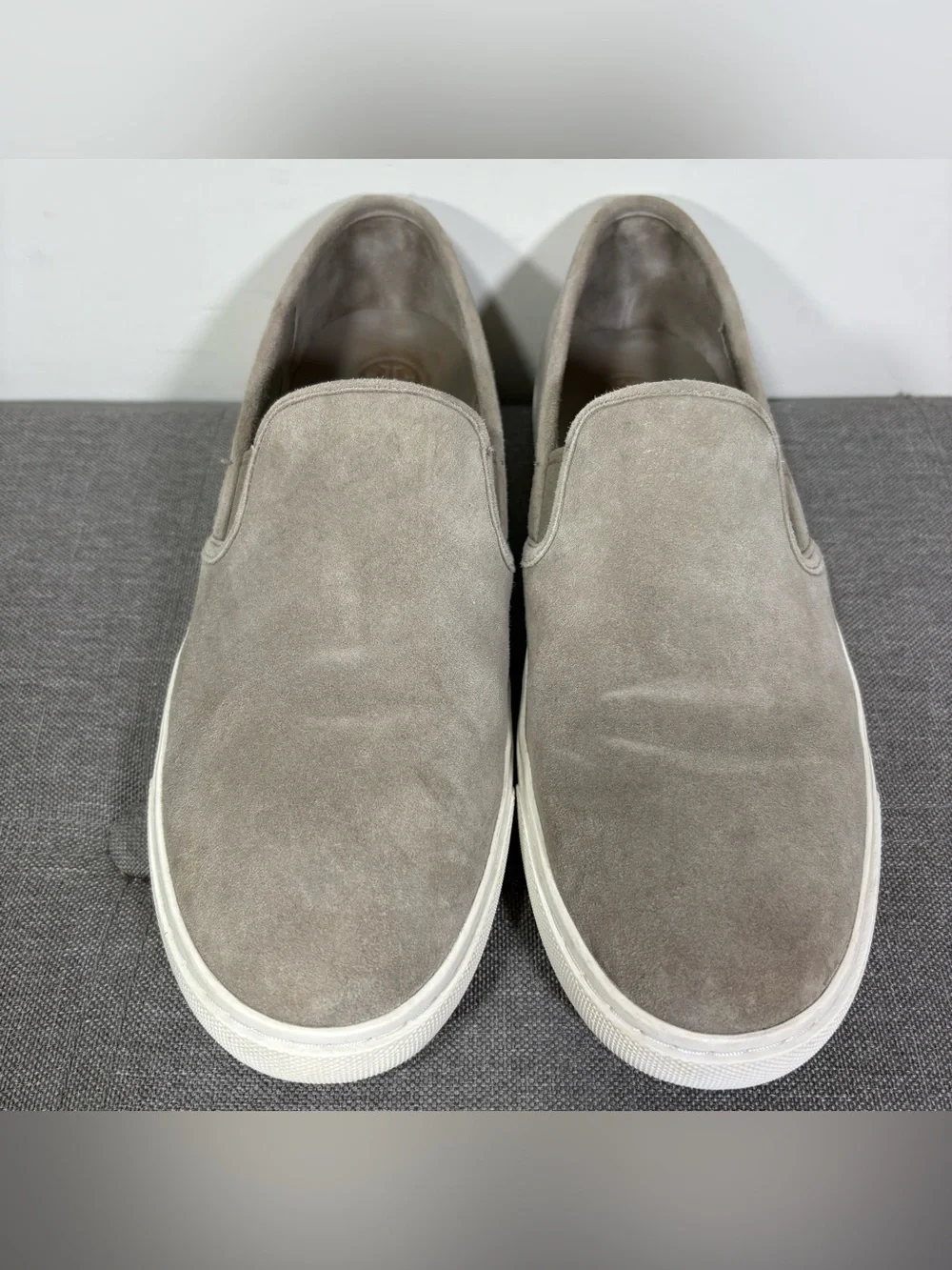 Tory Burch Suede Slip-On Flats in Taupe- woman’s 7.5